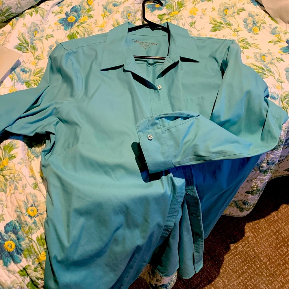 Coldwater Creek No-iron, Long-sleeved Blouse, Size 1X